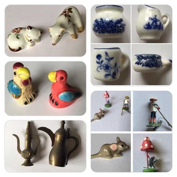 Japanese vase Miniature clay figurine handmade - Picture 12 of 14